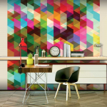 Fototapetai - Spalvota geometrija