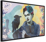 Plakatas - Frida with a Raven