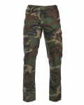 Mil-Tec US woodland R/S BDU field pants &prime;slim fit&prime; marginimo taktinės kelnės