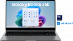 Ne&scaron;iojamas kompiuteris SAMSUNG Galaxy Book5 360 15,6" spalvotas, Intel Core Ultra 7 258V, 32GB, 1000GB, W11 11S, Moonsto