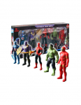 Malplay Ker&scaron;ytojų herojų figūrėlės- AVENGERS SPIDERMAN, HULK, IRON MAN, THANOS