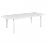 Beliani St&oacute;ł sodo rozkładany aliuminio 180/240 x 90 cm balta SKALOMA