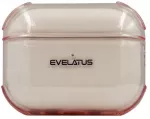 Evelatus Dėklas do słuchawek Apple AirPods 3 TPU apsauginis dėklas permatomas Rožinė EVEAIRP3RTPCTP