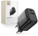 TECH-PROTECT NCA65W-GAN 2 PRIEVADŲ TINKLO ĮKROVIKLIS PD 65W / QC3.0 Juodas