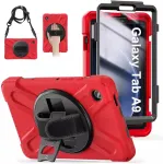 Strado-Tech smūgiams atsparus plan&scaron;etės dėklas Samsung Galaxy Tab A9 8,7 2023 X110 / X115 raudonas