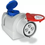 Plastrol Lizdas siłowe stałe 4p + gniazdo 250v 2p+su
