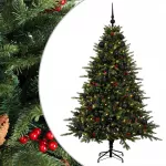Dirbtinė kalėdinė eglutė su rutuliuku 210 cm 300 LED