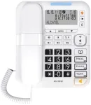 Atlinks Alcatel TMAX 70, analoginis/DECT telefonas, laidinė ragelė, garsiakalbis, 99 įra&scaron;ai, skambučio gavėjo ID, balta