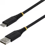 Kabelis USB StarTech kabelis USB USB 2.0 0,15 m USB A USB C 0,48 Gbit/s 15 W Juodas (USB2AC15CMBR)