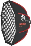 Jinbei Softbox KC-65CM su grotelėmis ir Bowens tvirtinimu