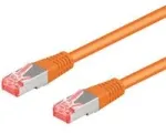 Goobay 95649, 25 m, Cat6, RJ-45, RJ-45, Oranžinė