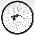 Priekinis 28" dviračio ratas Shimano, juodas