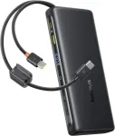 Baseus i&scaron;orinė baterija 25000 mAh 145 W su 2 integruotais USB-C laidais E0028H