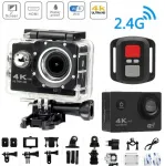 Objektyvas Motociklo kamera H9r 4k Ultra + priedai