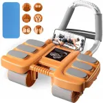Bedee Abdominal Roller Ab Wheel su automatiniu at&scaron;okimu pilvo raumenų treniruoklis