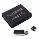 Odos Pendrive 4 Gb su graviravimu ir magnetiniu dėklu