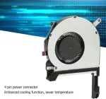 Asus Cpu gpu ventiliatorius, dc 5v 0.5a 4 kontaktų ne&scaron;iojamojo kompiuterio ventiliatoriaus pakeitimas, skirtas tuf gaming a15 fa506 iv fa506iu fa506ih fx506iu fx506lh (cpu ventiliatorius)