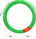 Kabelių traukiklis 20 m, &phi; 4 mm poliesterio i&scaron;traukiamas laidas, kabelių traukimo pagalba, tu&scaron;čias vamzdis optiniam kabeliui, tinkamas optiniam, komunikacijų, buitinei elektrai, kabelių atitraukimas