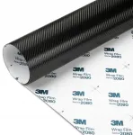 3m 2080 Carbon juoda plėvelė automobiliui 152x20cm