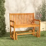 Sodo suoliukas/sūpynės, 110 cm, medžio masyvas aka