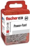 Fisher Fischer Fpf-st Medvaržčiai pilnu sriegiu 3.0 x 16 A2 nerūdijantis plienas, lizdinė pakuotė, 40 vnt.