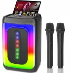 Akai Ankuka karaoke bluetooth kolonėlė Led mikrofonai suaugusiems ir vaikams