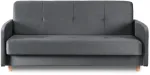 Mebel Elite I&scaron;skleidžiamoji sofa CUBA su patalynės dėže, 199 &times; 85 &times; 96 cm, pilka