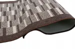 Kilimas, neslystantis kiliminis takelis su kilpele 67x130cm Target Brown