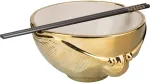 Paladone Golden Snitch Ramen Bowl with Chopsticks
