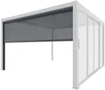 Elektrinis roletas pavėsinei Pergola Nova Lux Alu 4 m
