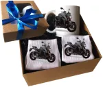 Dovanų rinkinys motociklininko puodelis motorinis motociklas vairuotojui Suzuki
