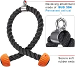 Seleware Rankenos traukimo lynams, traukimo lynai Lat traukimo &scaron;tanga, traukimo lynas, fitneso bicepsų tricepsų &scaron;tanga, tricepso virvė, Sz &scaron;tanga, karabinas, pėdų dirželis, dilbio treniruoklis, kaklo treniruoklis, rankenų rinkinys