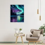 Dcidbei auror deimantinė tapyba 40 x 50 cm deimantinė tapyba pagal skaičius peizažas deimantinė tapyba peizažai ir gamtos karoliukų paveikslai dideli mozaikos gamybos amatai deimantinė tapyba fluorescencinė