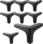 Aodiou Baldų kojelės, 10 cm baldų kojelės, 8 vnt. baldų kojelių komplektas, 8 vnt. spintelių kojelių komplektas, sofos kojelių pakaitalas, 8 vnt. komodos kojelių komplektas, "pasidaryk pats" pakaitalas komodai