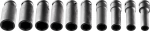Neo Smūginių dangtelių komplektas 6 kampų 10-24 mm ilgio 10vnt. (12-107)