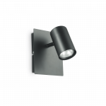 Sieninis &scaron;viestuvas Ideal Lux Wall lamp with 1 light SPOT, GU10, juodas
