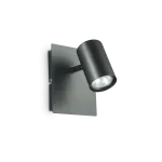 Sieninis &scaron;viestuvas Ideal Lux Wall lamp with 1 light SPOT, GU10, juodas