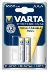 Varta AAA Įkraunami Elementai R3 1000mAh Ready 2 use 2vnt