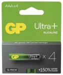 Baterijos GP Ultra Plus Alkaline AAA Emos 4vnt./LR03