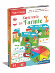 Clementoni Edukacinis žaidimas vaikams Ūkio gyvūnai, spalvotas