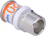Uponor S-Press PLUS jungtis su i&scaron;oriniu sriegiu. 20-R1/2MT