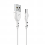 Borofone kabelis BX51 Triumph - USB į Type C - 3A 1 metras baltos spalvos