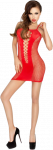 Passion Woman Bodystockings Passion BS027 Raudona Bodystocking Dress Design One Size
