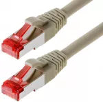 helos Patchkabel Cat.6 GHMT AWG 27/7 grau 15,0 m