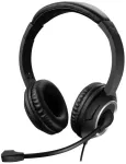 Sandberg USB pokalbių ausinės su mikrofonu, laidinės, pokalbiams/muzikai, 20&ndash;20000 Hz, 180 g, ausinės su mikrofonu, juodos
