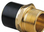 Gf Georg Fischer El-overg.nippel 32mm x 1 - PE100-SDR11-messing. Elgef Plus