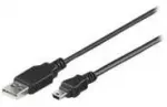 &bdquo;Microconnect USBAAF5B&ldquo;, 5 m, USB A, USB A, USB 2.0, Ki&scaron;tukas/Lizdas, Juodas