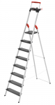 Hailo L100 TopLine 8050-807 Step Ladder Aliuminio, Juodas | Ladder
