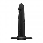 Ouch By Shots Shots Realistic Treasure Strap-On Dual Support System, rusvai gelsvas