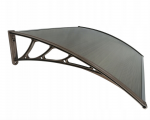 Stogelis vir&scaron; durų Metal-gum, 100x60 cm, rudas